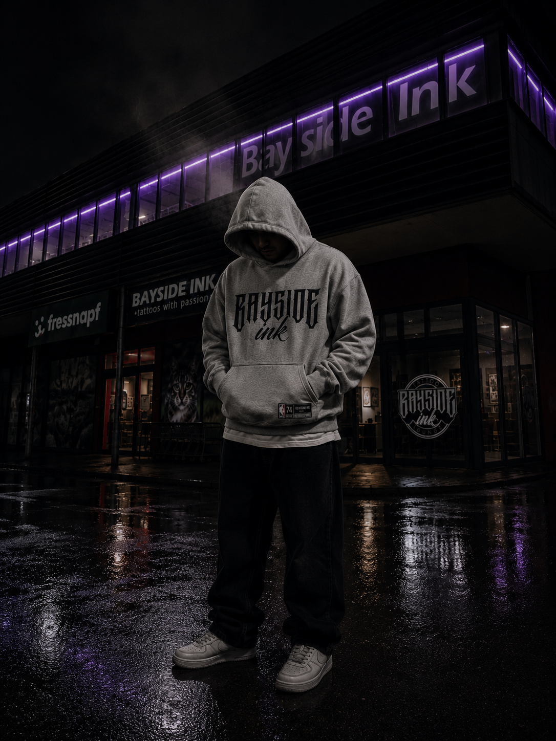 BAYSIDE SIGNATURE HOODIE OVERSIZED
