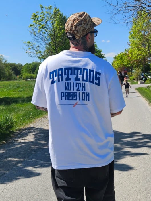 Passion Oversized Tshirt weiß