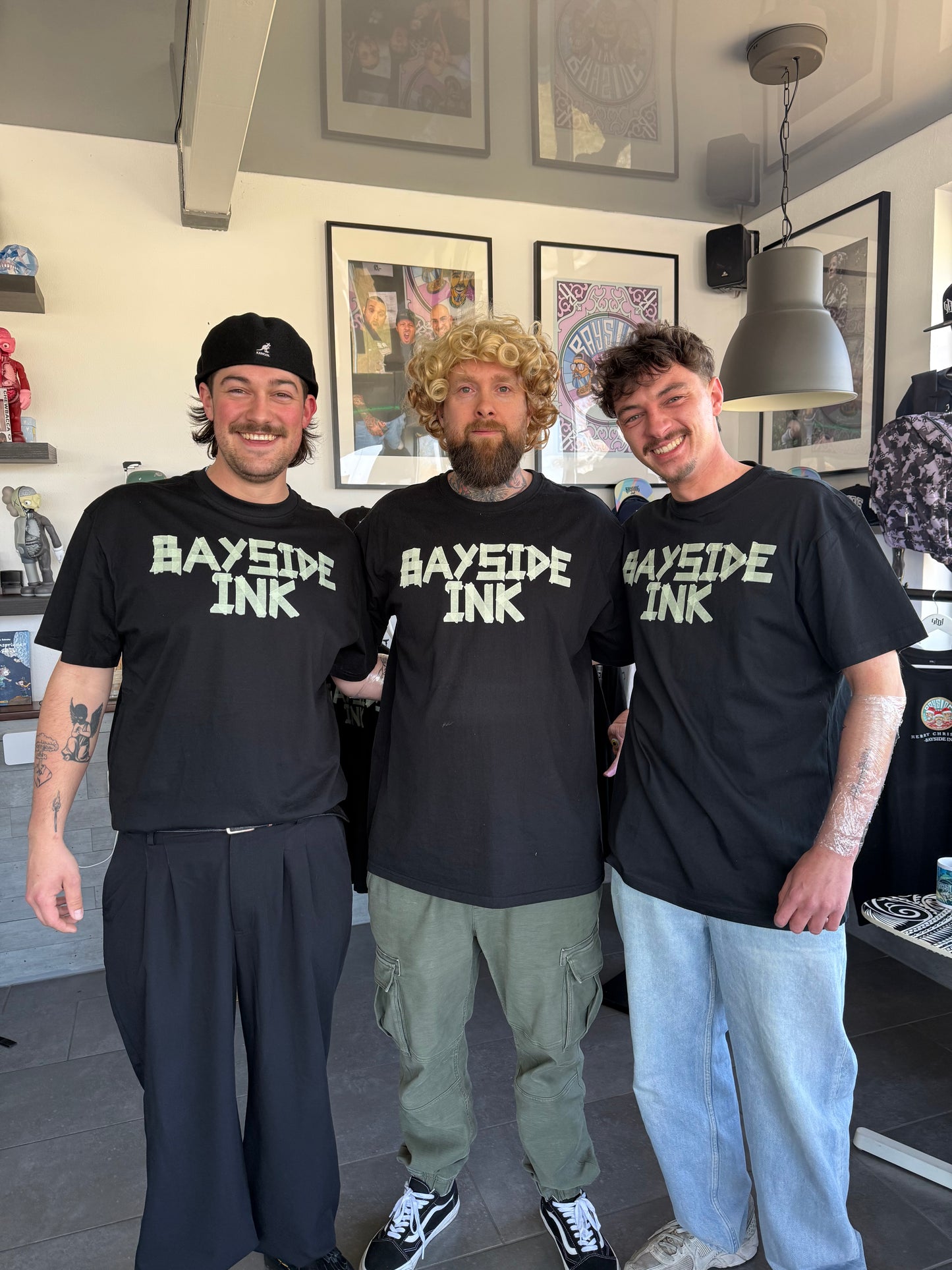 Tape Oversized Tshirt schwarz