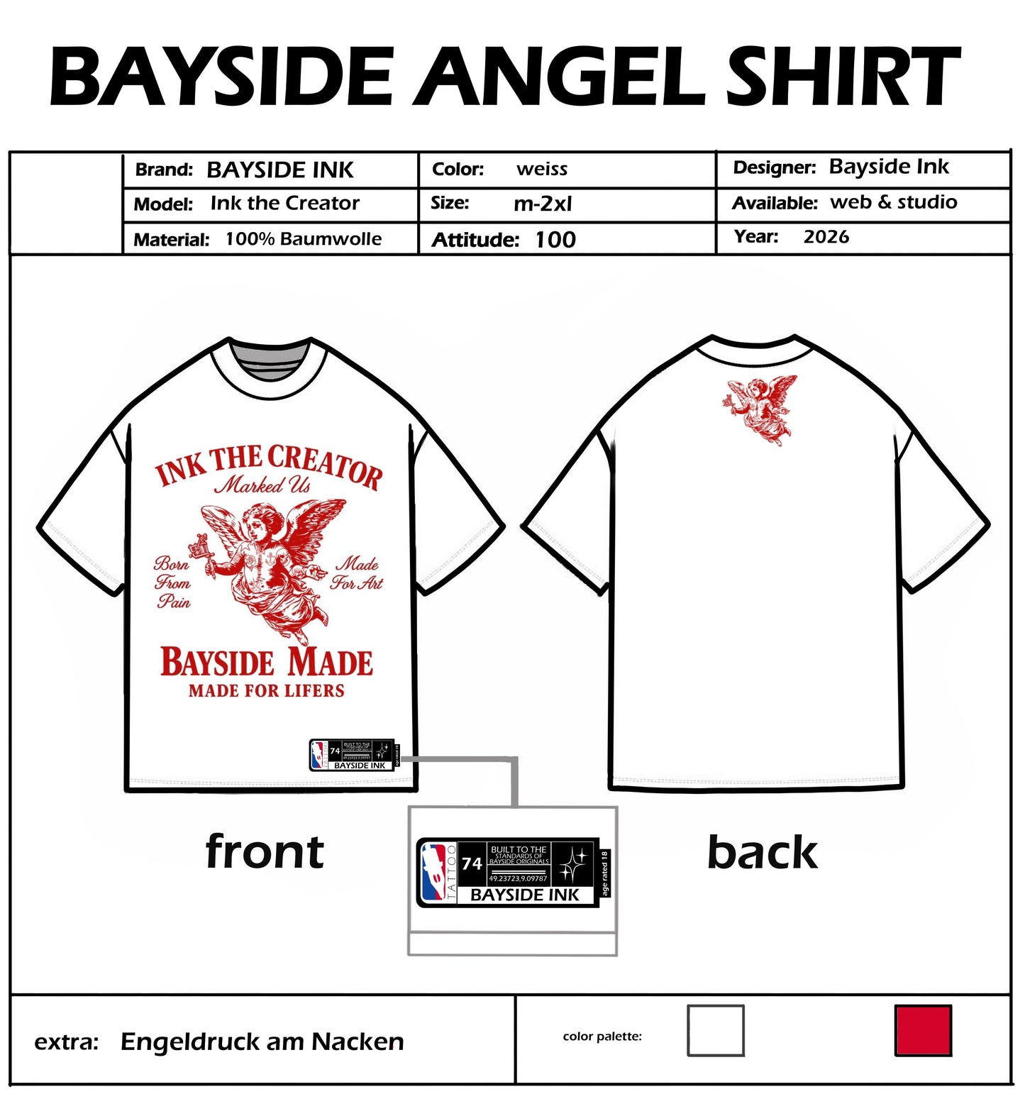 Angel oversized Tshirt