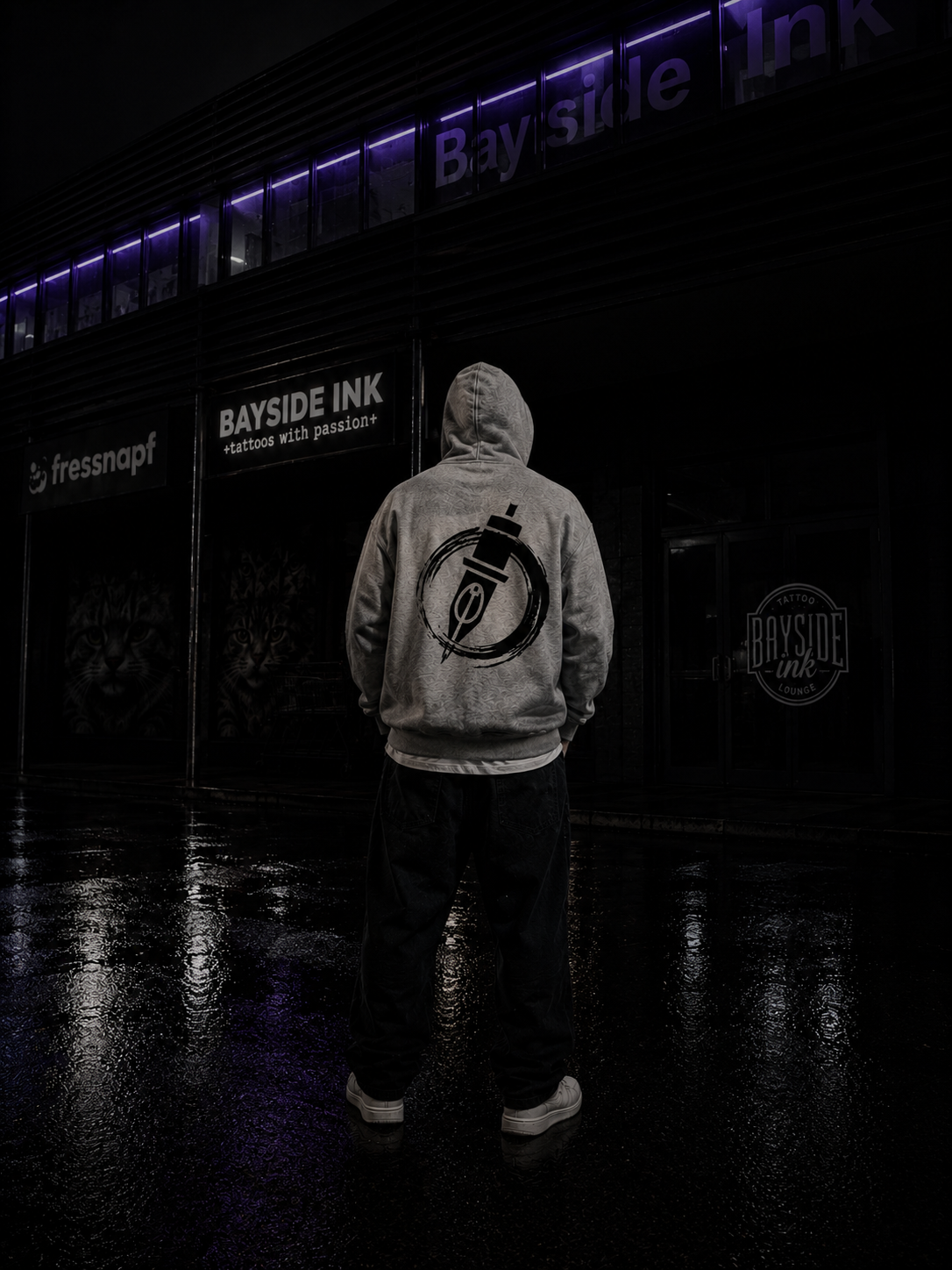 BAYSIDE SIGNATURE HOODIE OVERSIZED